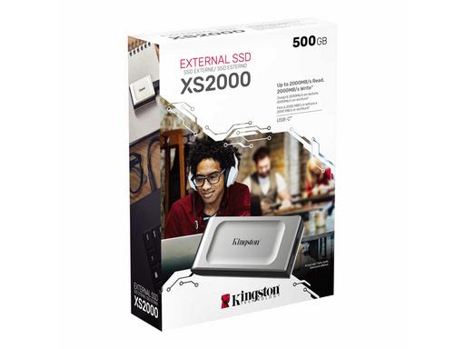 Zunanji SSD 500GB Type-C USB 3.2 Gen2x2 NVMe, IP55, Kingston XS2000 (SXS2000/500G) - slika 4