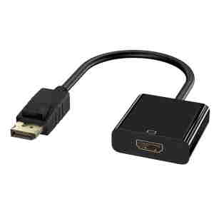Adapter DisplayPort v HDMI, 0,15m, Ewent
