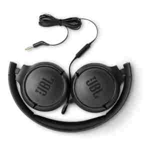 JBL Tune 500 naglavne slušalke z mikrofonom, črne