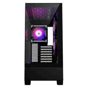 PHANTEKS XT View TEMPERED GLASS D-RGB E-ATX črno ohišje