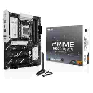 ASUS PRIME B850-PLUS WIFI, DDR5, SATA3, USB4, DP, 2.5GbE, WiFi 6E, AM5 ATX