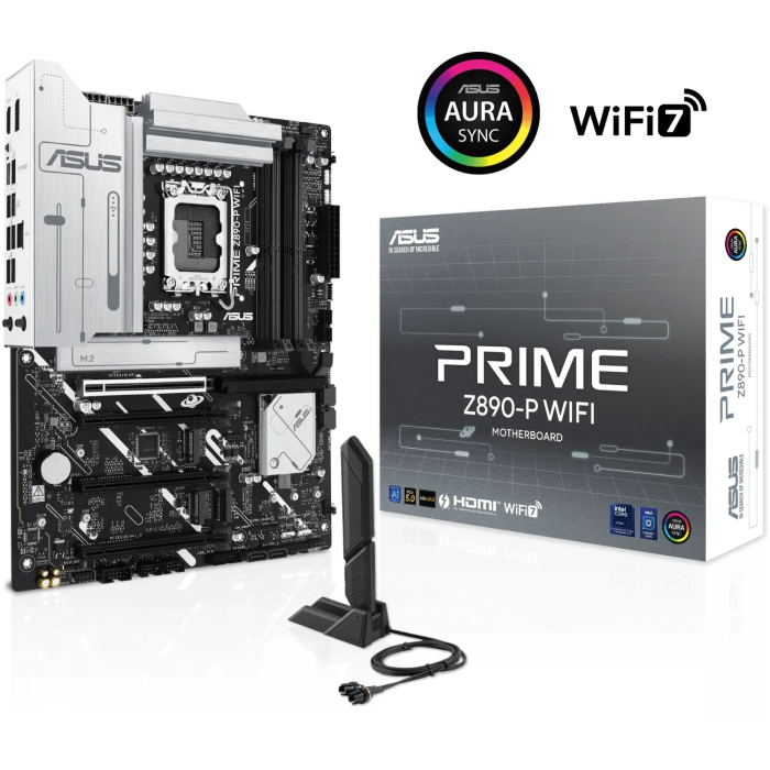 ASUS PRIME Z890-P WIFI, DDR5, SATA3, USB4, DP, 2.5GbE, Wi-Fi 7, LGA1851 ATX - slika 2