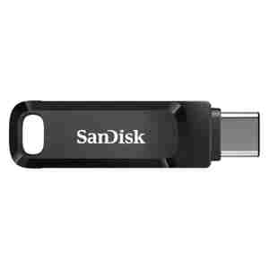 SanDisk Ultra Dual Drive Go USB Type C, 64GB 3.1/3.0, b do 150 MB/s, črn