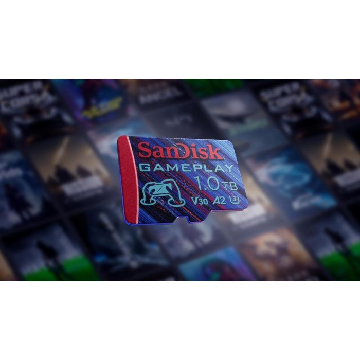 SanDisk GamePlay microSDXC UHS-I Card, 256GB Gaming microSDXC, 190MB/s, 130MB/s W, UHS-I, V30, U3, C - slika 2