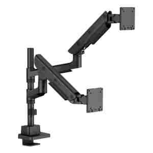 IcyBox IB-MS702-T dvojni namizni nosilec za monitorja do 57