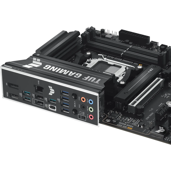 ASUS TUF GAMING B850-PLUS WIFI, DDR5, SATA3, USB3.2Gen2x2, DP, 2.5GbE, WiFi 7, AM5 ATX