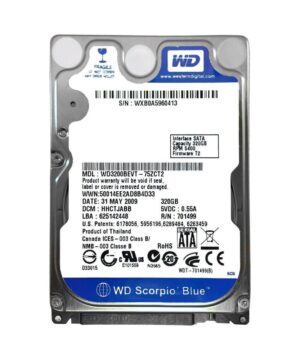 WD 320 GB WD3200BEVT