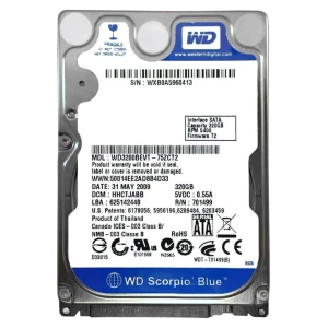 WD 320 GB WD3200BEVT