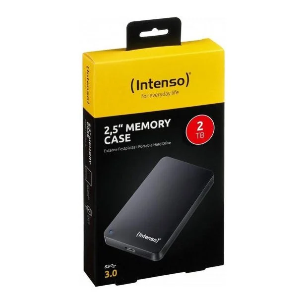 Intenso zunanji disk 2TB 2,5 Memory Drive USB 3.0 Črn + etui