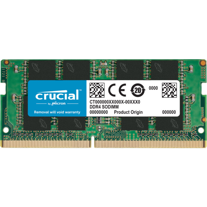 Crucial 16GB DDR4-3200 SODIMM PC4-25600 CL22, 1.2V - slika 2