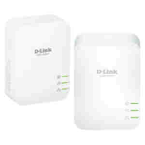 HPAV Powerline 1xLAN RJ45 220V D-link 1000Mbit/s (1+1) (DHP-P601AV)
