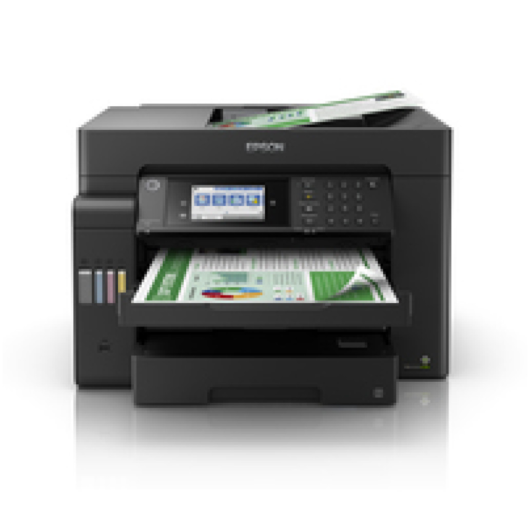Tiskalnik multifunkcijski brizgalni barvni Epson EcoTank Office Pro A3 L15150 A3 duplex tisk duplex skeniranje faks USB LAN WiFi 25ppm (C11CH72402) - slika 3