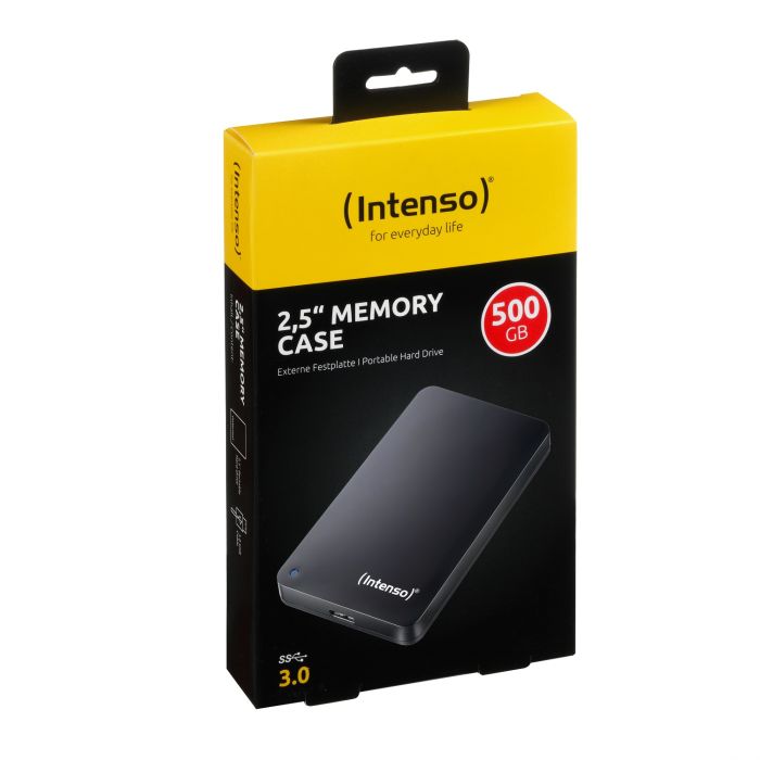 Intenso zunanji disk 500GB 2,5 Memory Case USB 3.0 - Črn