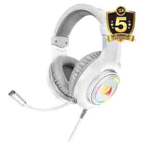 REDRAGON HYLAS H260 RGB SLUŠALKE - BELE