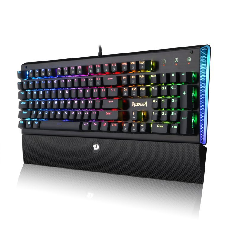 REDRAGON K569 ARYAMAN RGB GAMING MEHANSKA ŽIČNA TIPKOVNICA - RDEČA STIKALA - slika 3