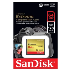 SanDisk 64GB Extreme CompactFlash card UDMA 7 VPG-20 spominska kartica