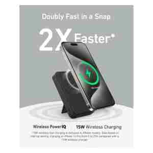 Anker MagGo 633 10K powerbank, črn