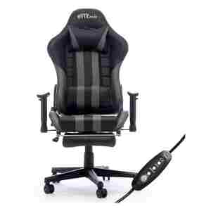 Bytezone PYTHON, masažna blazina / Bluetooth zvočniki (črno-siv)