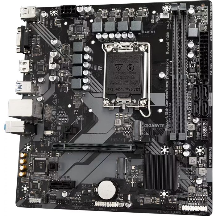 GIGABYTE B760M H DDR4, DDR4, SATA3, USB3.2Gen1, HDMI, LGA1700 mATX - slika 3