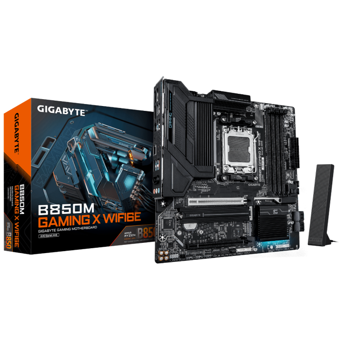 GIGABYTE B850M GAMING X WIFI6E, DDR5, SATA3, USB3.2Gen2, DP, 2.5GbE, WiFi 6E, AM5 mATX - slika 2