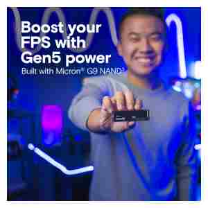 Crucial P510 2TB PCIe Gen5 NVMe 2280 M.2 SSD