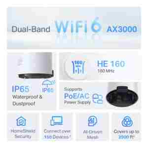 TP-Link Deco X50-Outdoor (1 pack) zunanji Mesh AX3000 Dual-Band Wi-Fi 6 sistem