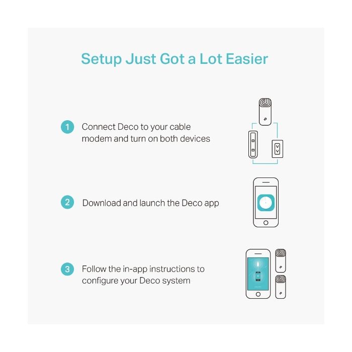 TP-LINK brezžična dostopna točka DECO M4 AC1200 - 1 pack - brez embalaže - slika 3