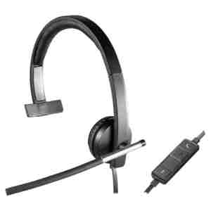 Slušalke Logitech USB H650e Headset mono z mikrofonom  (981-000514)
