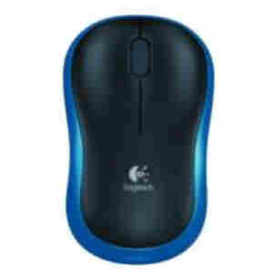 Miš Logitech brezžična M185 za notesnike modra nano (910-002236)