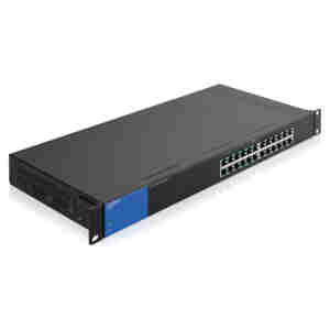 STIKALO 24-PORT Linksys 100/1000 PoE Rack (LGS124P-EU)