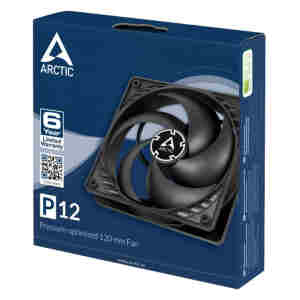 Ventilator Arctic P12 Silent 120mm, črna