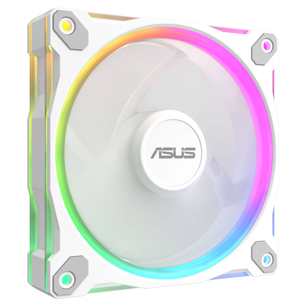 Ventilator Asus Prime MR120 120mm bela ARGB