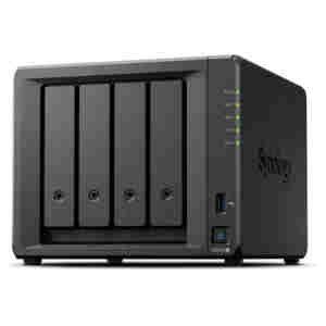 NAS ohišje Synology DS925+ 4x3.5'' SATA HDD/SSD 2x M.2 NVMe AMD V1500B 4-core (8-thread) 2.2 GHz 4GB DDR4 ECC SODIMM 2x RJ-45 2.5GbE 2x USB 3.2 Gen1 1x USB-C expansion port