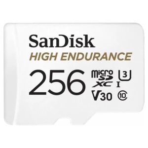 Spominska kartica SDXC-Micro 256GB Sandisk High Endurance 100MB/s/40MB/s U3 V30 UHS-I +adapter (SDSQQNR-256G-GN6IA)