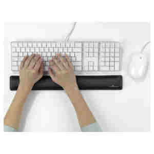 Počivalnik za zapestje Durable z gelom - črn (574958)