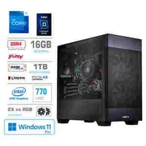 Računalnik MEGA MT S7X BUSINESS i7-13700/Intel 770/16GB/1TB-4.0/750W/Win11Pro/črna