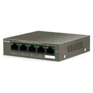 STIKALO 5-PORT Tenda 100/1000 PoE (TEG1105P-4-63W)