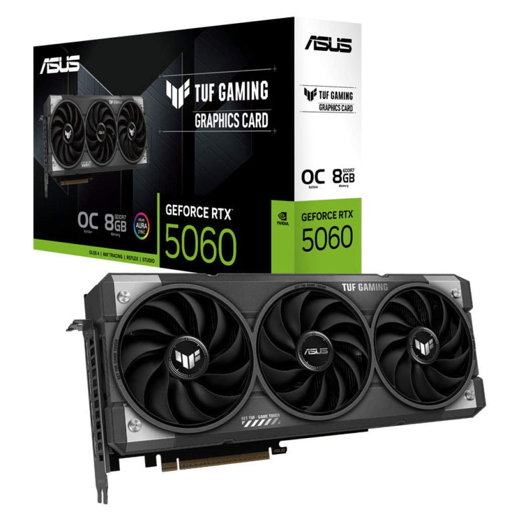 Grafična kartica nVidia RTX5060 Asus OC Edition - 8GB GDDR7 (90YV0N00-M0NA00)