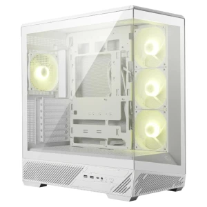 Ohišje MSI MAG Pano 130R PZ microATX - bela RGB