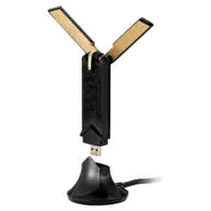 Brezžični mrežni adapter USB 3.2 Asus USB-AX56U WiFi6 802.11ax AC1800 1201Mbit/s Dualband MU-MIMO 2x antena (90IG06H0-MO0R00) WIFI6