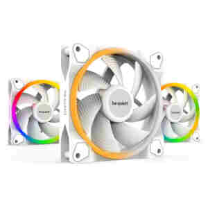 Ventilator Bequiet Light Wings 120mm, bela RGB (3 pack + kontroler)