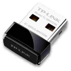 Brezžični mrežni adapter USB 2.0 TP-Link Nano WiFi4 802.11n N150 150Mbit/s Nano (TL-WN725N)