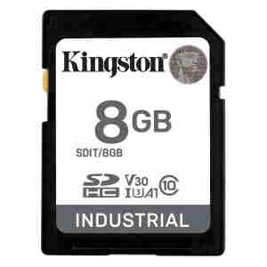 Spominska kartica SDHC 8GB Kingston Industrial 100MB/s/80MB/s U3 V30 UHS-I (SDIT/8GB)