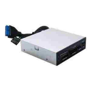 Vgradni čitalec kartic HKC USB 2.0 za 25v1 črn