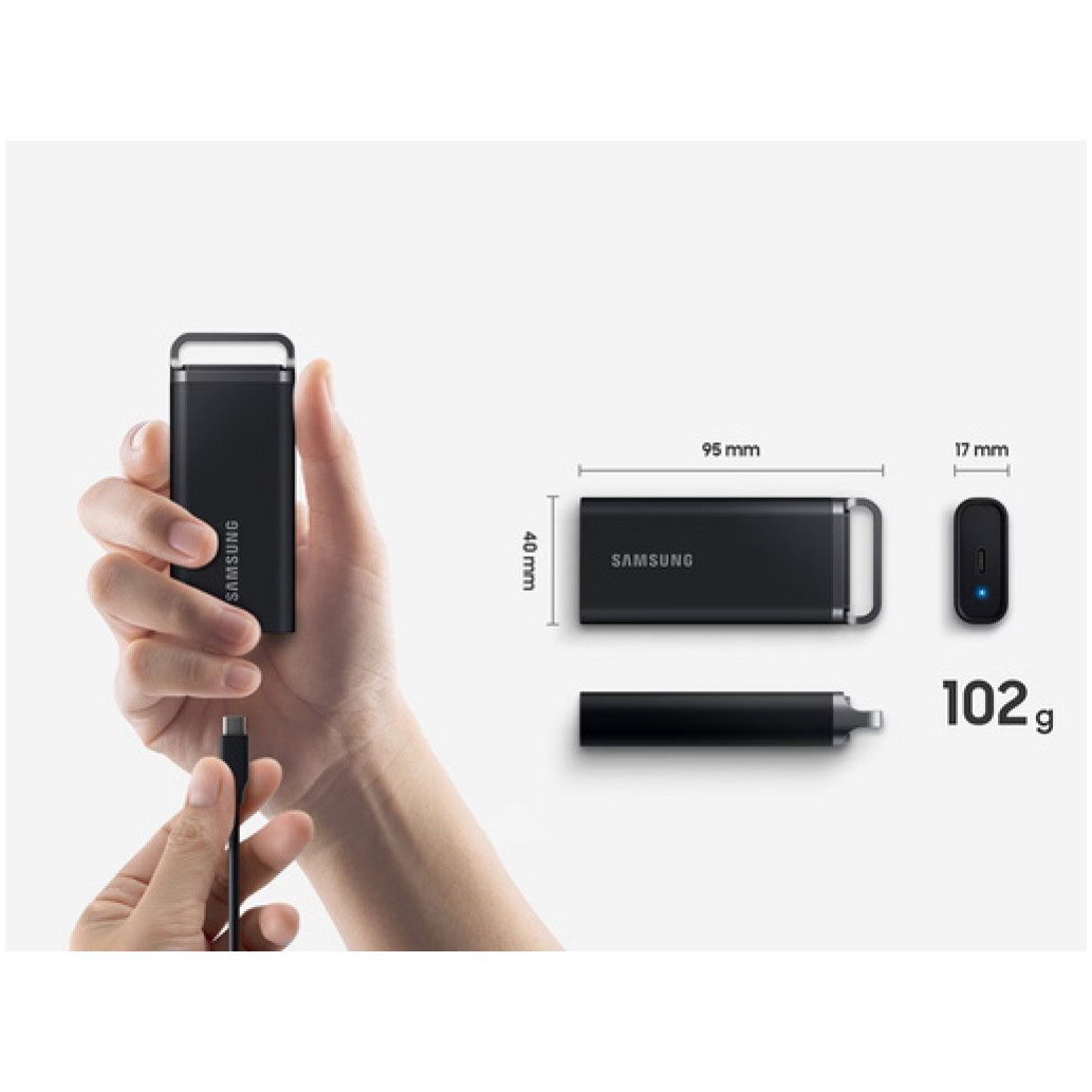 Prenosni disk SSD 4TB USB 3.2 Samsung T5 Evo 460/460MB/s - črna (MU-PH4T0S/EU) - slika 4