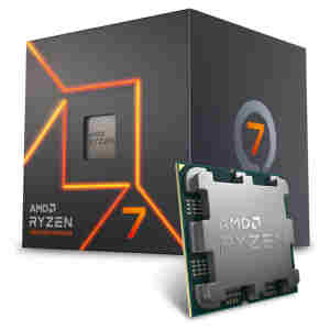 Procesor AMD AM5 Ryzen 7 7700 8C/16T 3.8Hz/5.3GHz BOX 65W grafika Radeon Wraith prism hladilnik RGB
