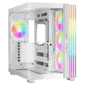 Ohišje Bequiet Light Base 600 LX MidiATX - bela RGB
