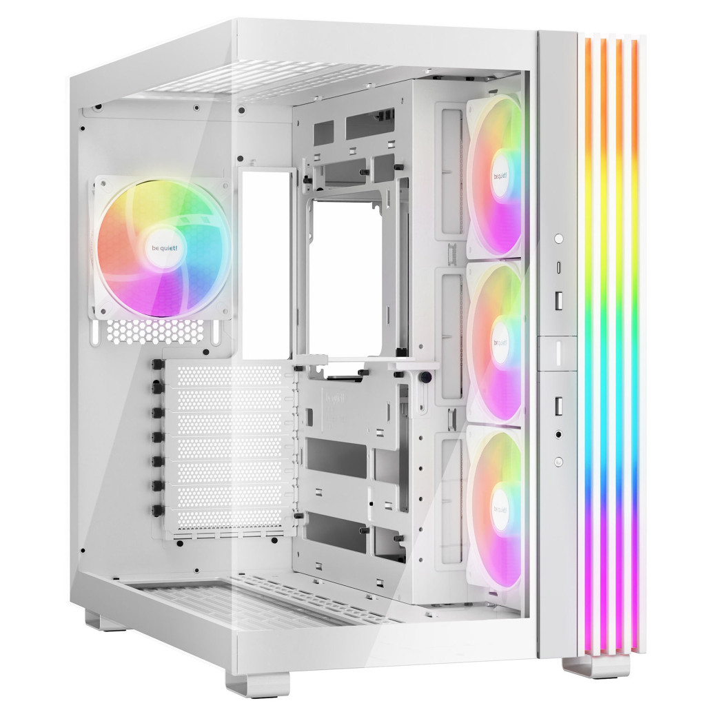 Ohišje Bequiet Light Base 600 LX MidiATX - bela RGB