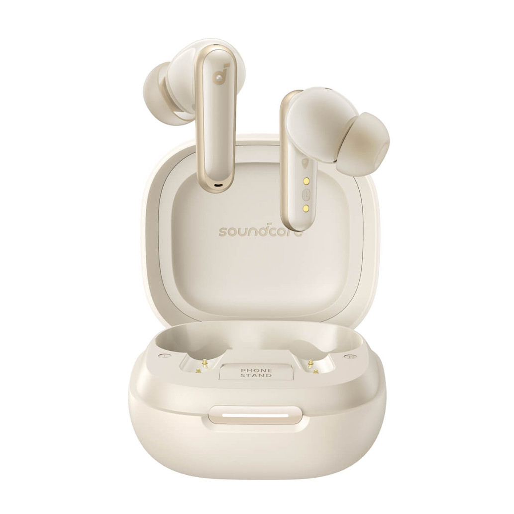 Slušalke brezžične Anker ušesne z mikrofonom BT Soundcore P40i bele ANC (A3955G21) - slika 3
