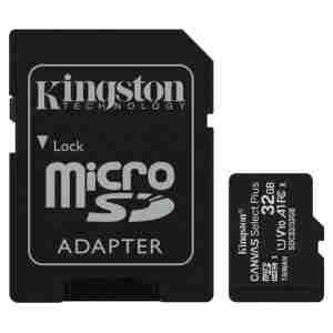 Spominska kartica SDHC-Micro 32GB Kingston 100MB/s U1 V10 UHS-I +adapter (SDCS2/32GB)